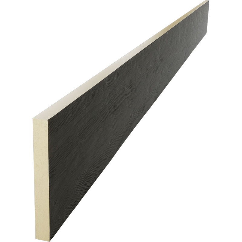 Planche de poutre en faux bois Endurathane, Ardoise, H 8 po x l 96 po x P 1 po