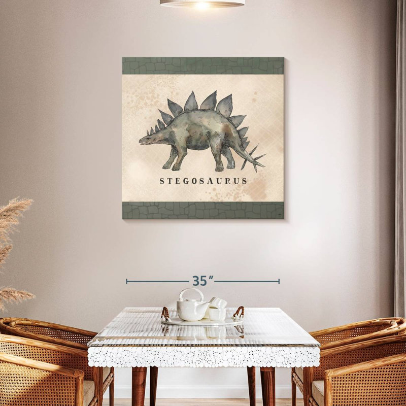 Crowle Dinosaur Invasion Stegosaurus, 36" H x 36" W