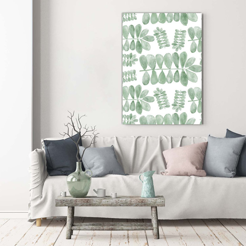 Eucalyptus Leaves - Wrapped Canvas Print