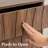 Mid-Century Modern 3-Drawer Nightstand with Textured Wood Fronts Set of 2-2138245427-2117572893