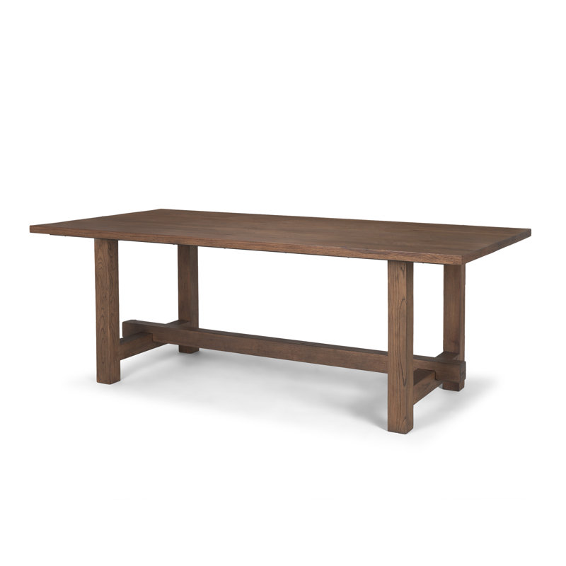 Suke Solid Wood Dining Table, Brown