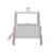Twin-Sized Princess Carriage Bed With Crown, Wood Platform Car Bed With Steps-122515641