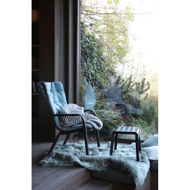 Folio Outdoor Lounge Chair, Tobacco
