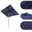 Parasol de marché solaire à DEL 10 po x 6,5 po Wylde-1397514143