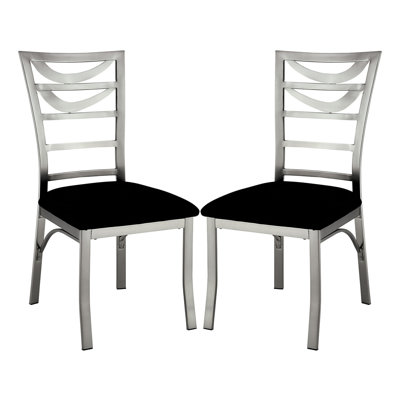 Microfibre et chaises d'appoint en métal