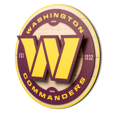 NFL Washington Commanders 3DX Circle Wall Art
