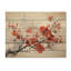 Luissa, art asiatique, pensées, fleurs I sur bois-2032372486