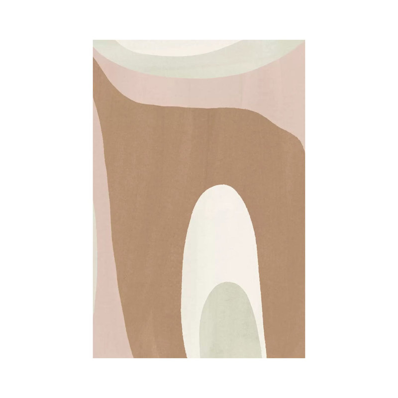 Elegant Abstraction VIII by Nadia Hassan - Painting on Canvas, 20.32 cm H x 30.48 cm W, Wrapped Canvas