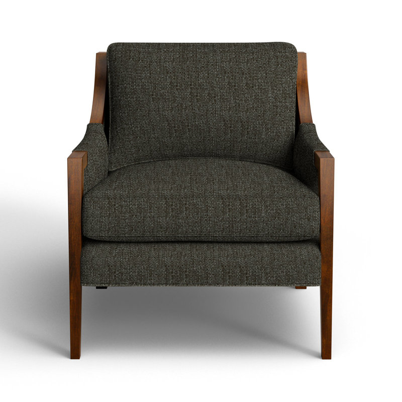 Mikel Armchair, Macarena Charcoal Performance
