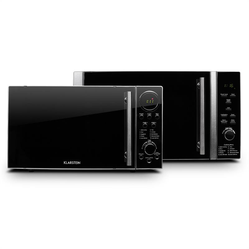Klarstein Luminance Prime 45cm 20m³ L 700W - Watt Countertop Microwave