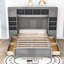 Lit plateforme double avec rangement Milpara-2085049279
