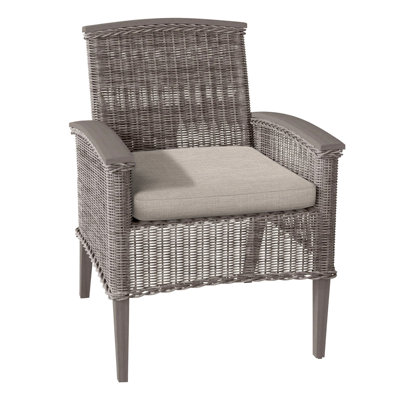 Astoria Woven Arm Chair - Oyster/Oyster