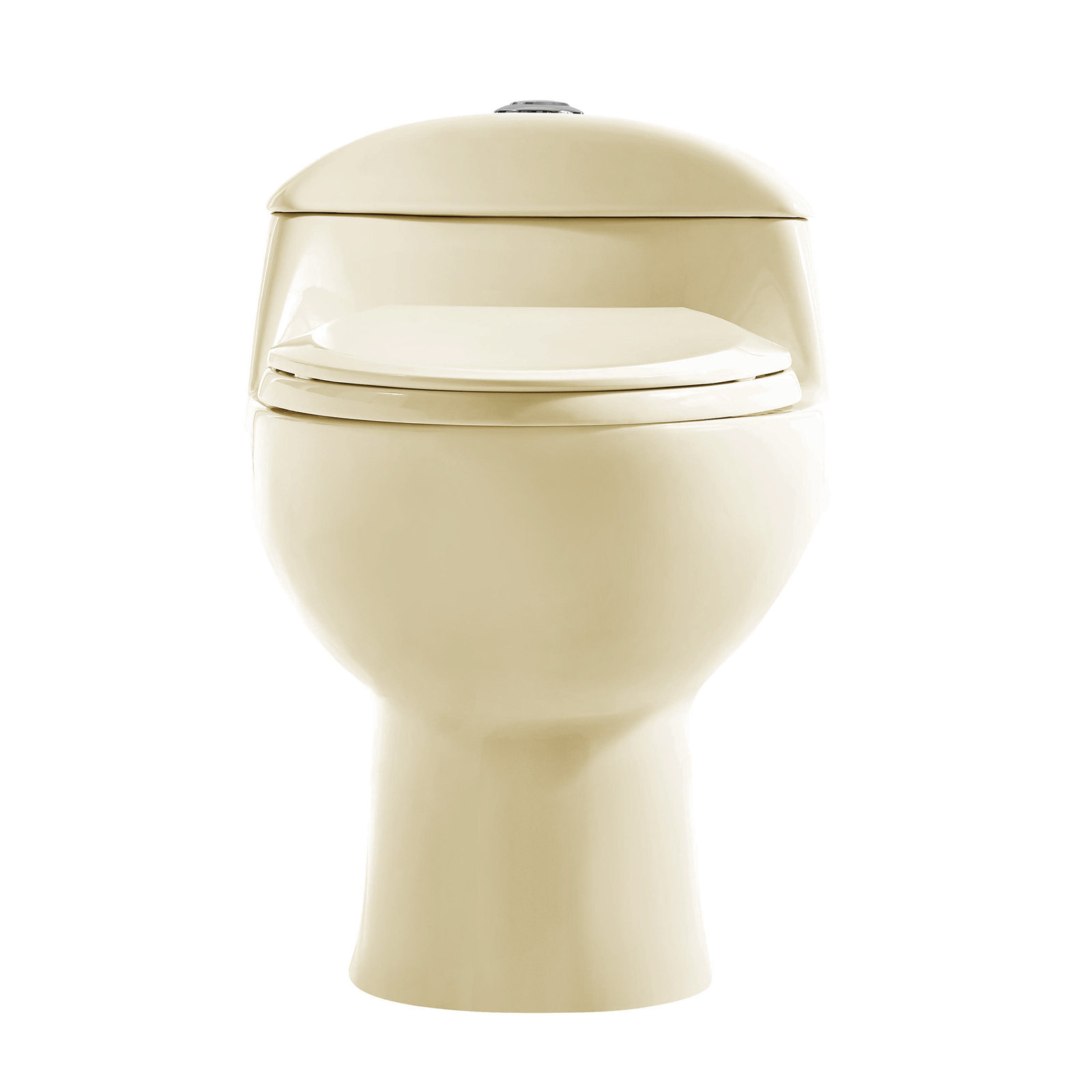 Château One-Piece Elongated Dual-Flush Toilet 1.1/1.6 gpf, Bisque