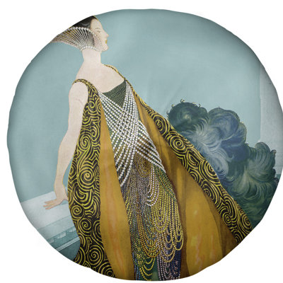 Emily Brodeur Reversible Throw Pillow