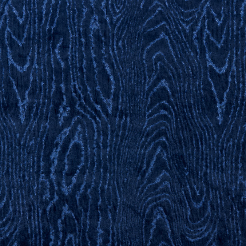 Marisa Moire Velvet Fabric, Lapis