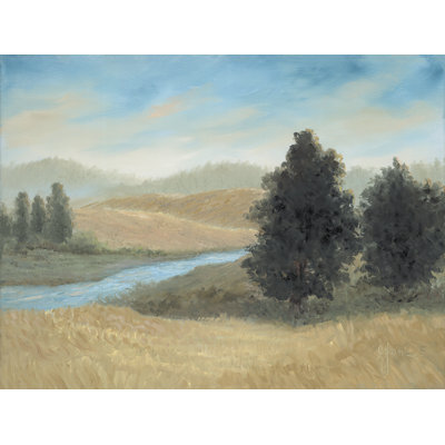 Campagne toscane sur toile