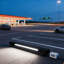 Réverbère solaire 12 000 W d'extérieur avec capteur de mouvement à radars, éclairage de sécurité crépuscule à l'aube pour stationnements, allées, cours, installation murale ou sur poteau