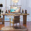 Bureau en bois massif Burlywood-1933672682