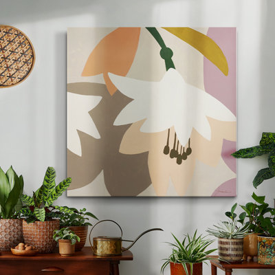Paper Bleeding Hearts-Premium Gallery Wrapped Canvas - Ready to Hang