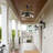 20 Inch Industrial Caged Ceiling Fan With 7-ABS Blades Remote Control