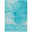 Tapis extérieur lavable antidérapant 8 pi x 10 pi bleu sarcelle