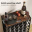 Multi-tiered Wine Bottle Rack Brown
