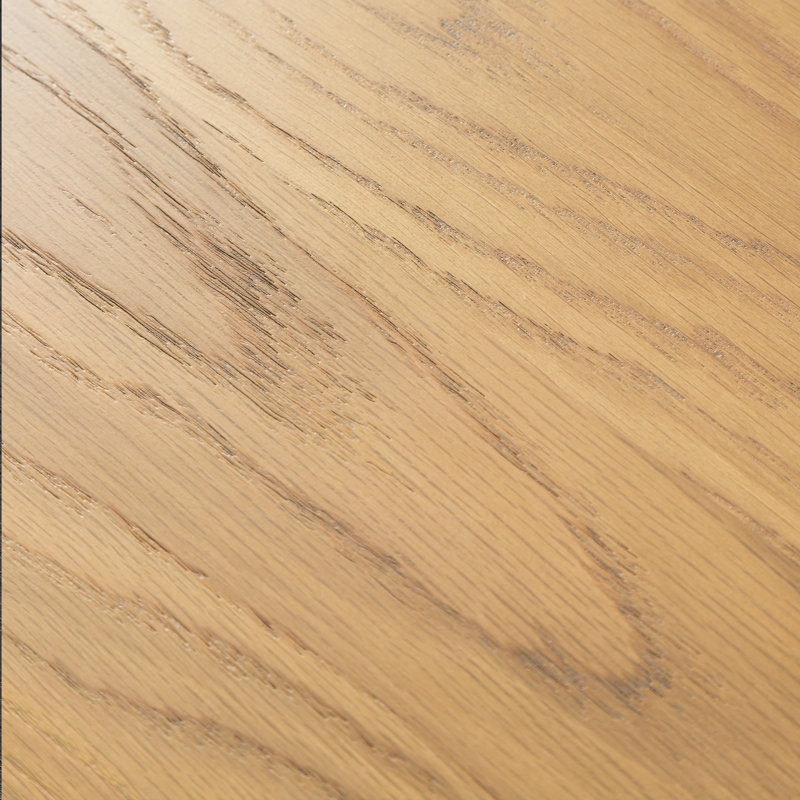 Luciana  67" Solid Oak Oval Dining Table, Oak
