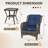 2 - Person Patio Conversation Set with Cushions-1780835151