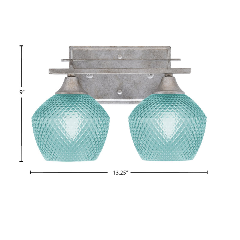 Uptowne 2 - Light Dimmable Vanity Light, Turquoise