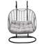 Rey Double Hanging Chair with Stand