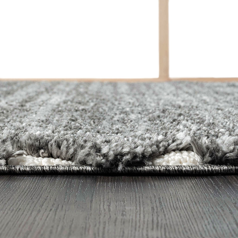 Tapis gris et crème Talas