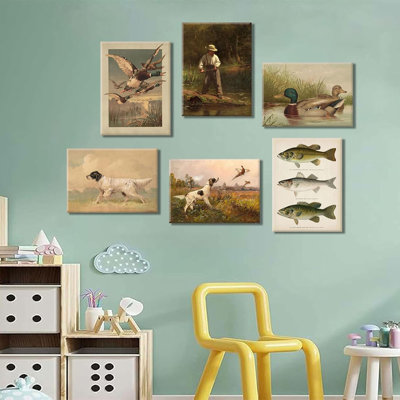 6 Piece Wrapped Canvas Print