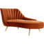 Chaise longue en velours Margo-1178971073