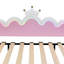 Lit de jour simple à rallonge avec lumières DEL, lit de jour rembourré princesse moderne avec tête de lit couronne, blanc-437662504