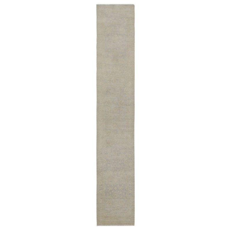 Daugherty Hand Knotted 3x16 Lt.Grey Runner