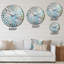 Yassen - Horloge murale peinture abstraite-631618086