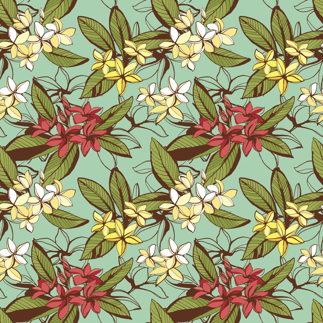 Penngrove Floral Illustration - Druck