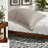 Modern Taupe Polyester Charmeuse Bedding Set, Comfortable For Family Use