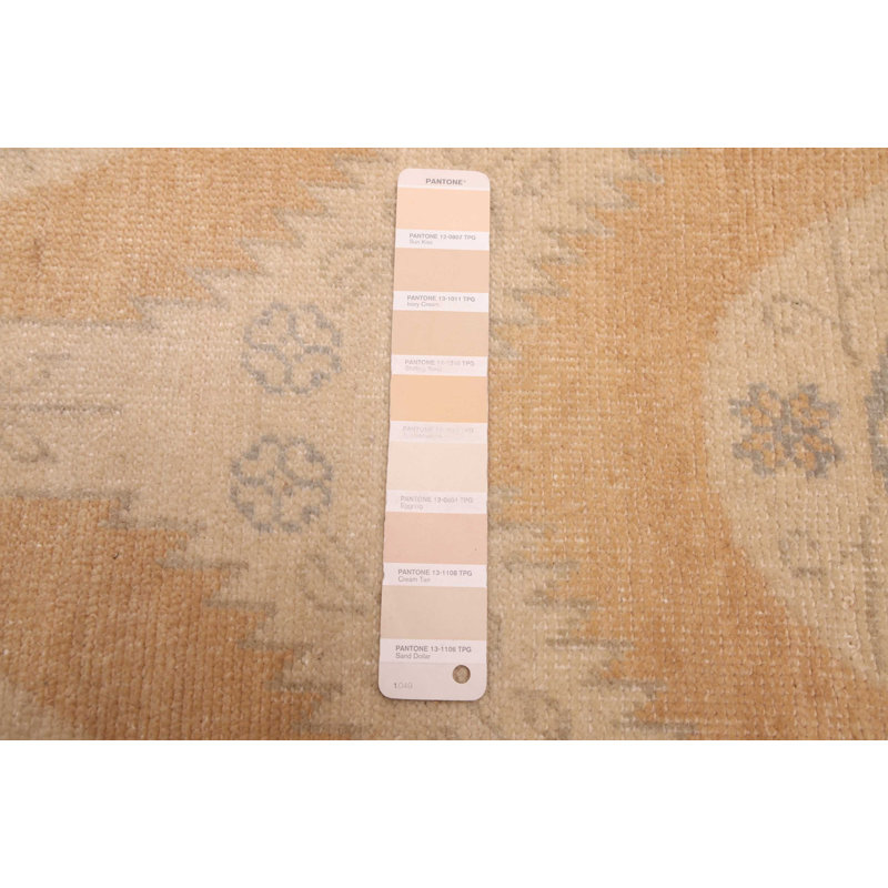 Finest Oushak Brown Rug 5'10" x 8'11"