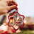 4'' Glass Hanging Figurine Ornament