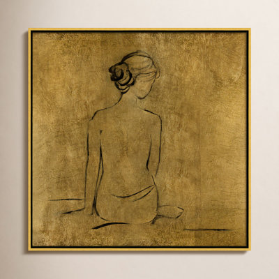 Maia "Golden Bather I" Print by Sally Swatland