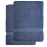 Drap de bain en coton Herringbone
