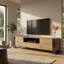 Meuble télé gris Woody-1376857827