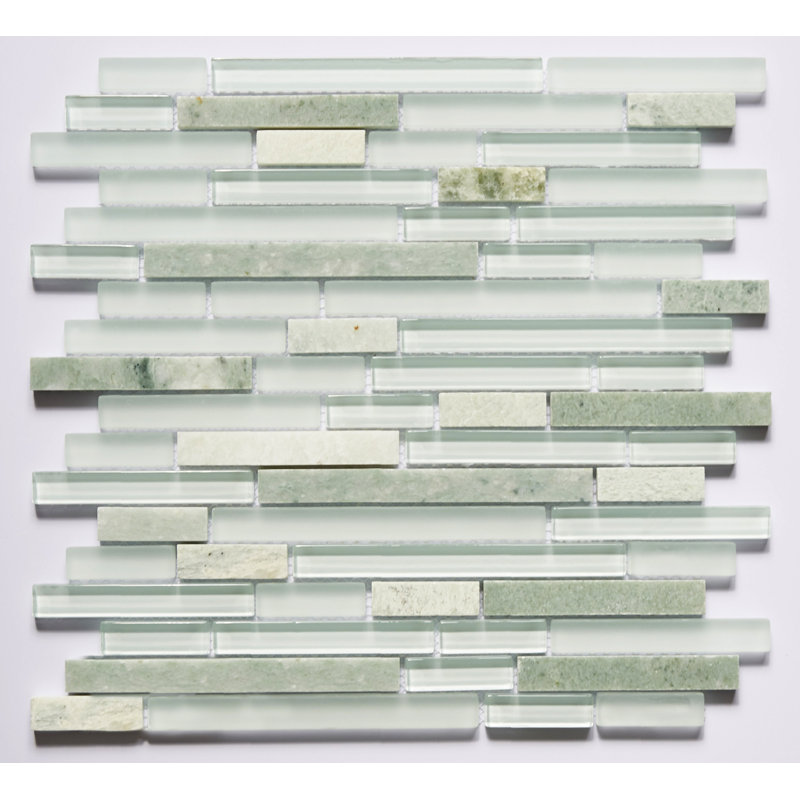 Premium 1" x 4" Linear Mosaic Wall Tile, Irish Creme