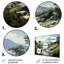 «Dominican Mountain Breezes I», ensemble de reproductions d'art mural en métal