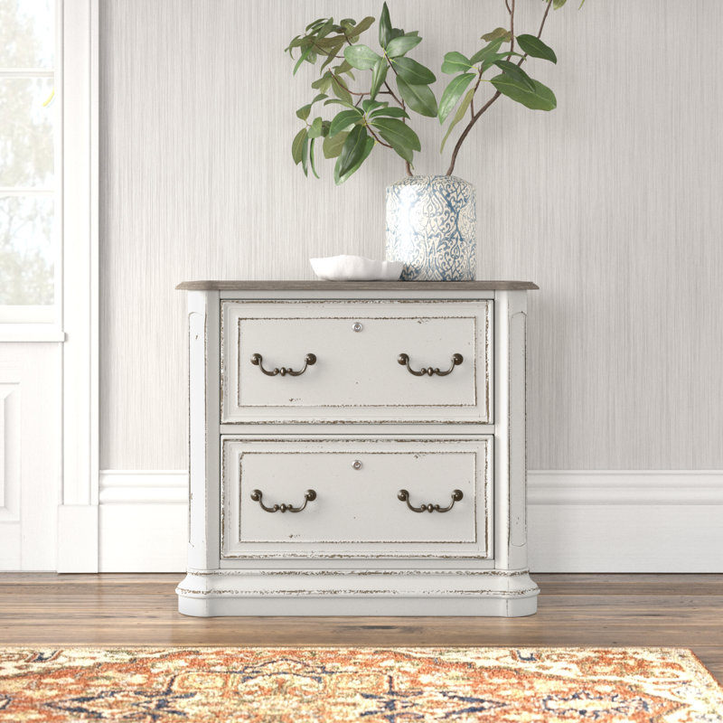 Salinas 34'' Wide 2 -Drawer File Cabinet