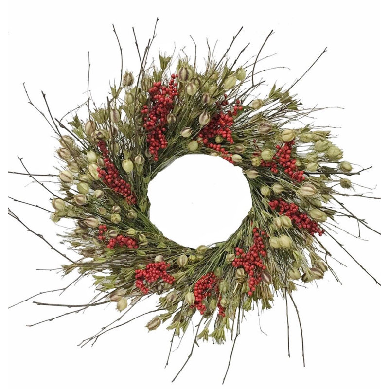 Handcrafted Dried Mixed Assortment 26'' Wreath