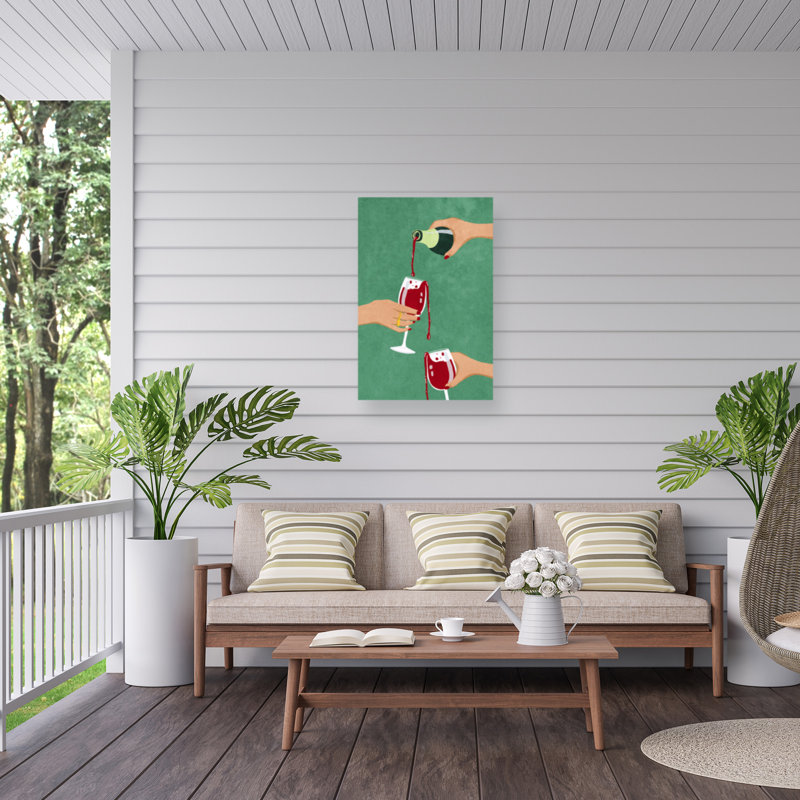 «Bachelors Cheers» sur impression sur toile, H 32 po x l 22 po