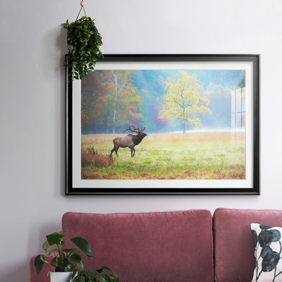 View At Rest IV - Matted and Framed Under Acrylic Glass, Large Living Room Wall Art