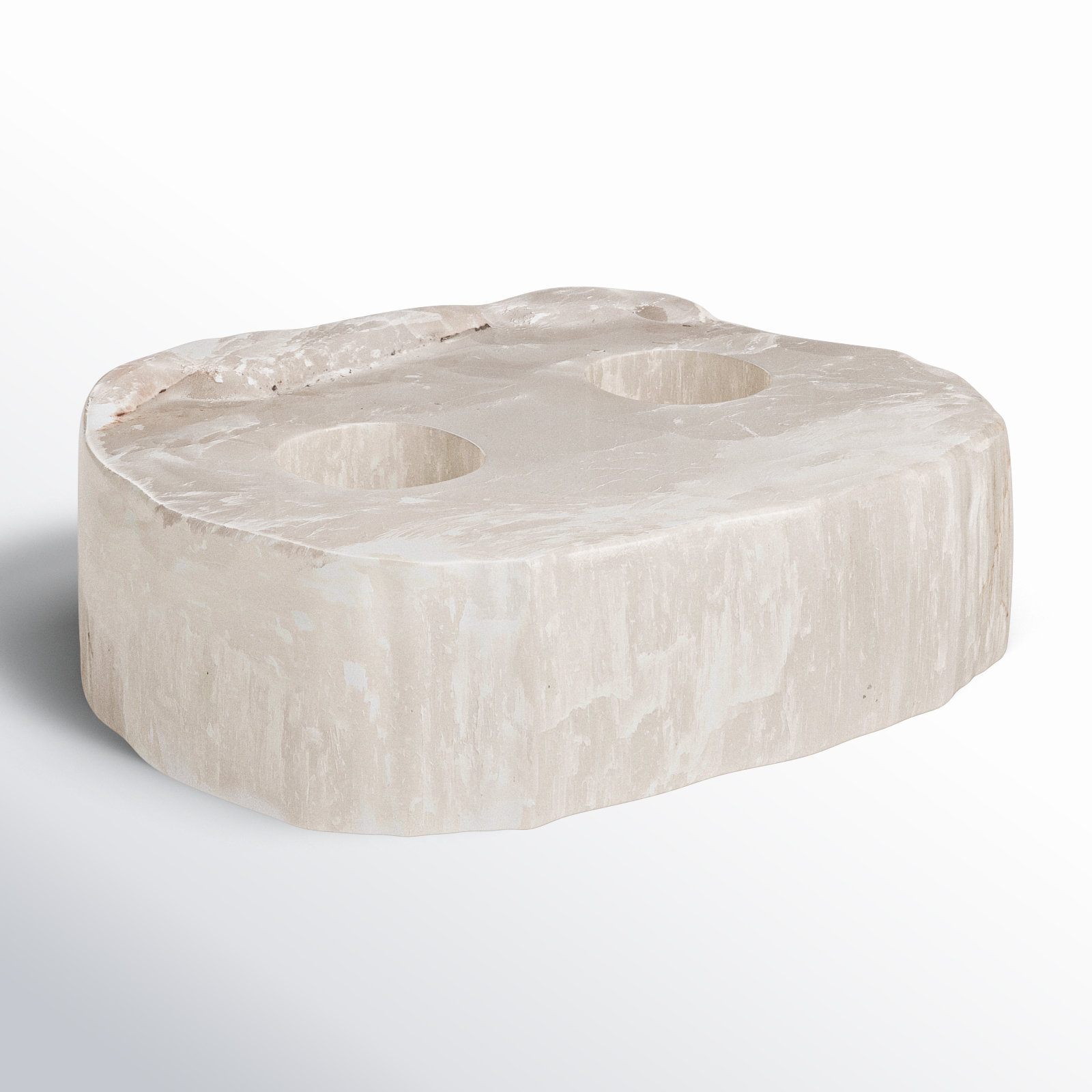 Selenite Votive Candle Holder